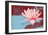 Lotus Pop (Blue)-null-Framed Premium Giclee Print