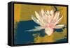 Lotus Pop (Mustard)-null-Framed Stretched Canvas