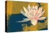 Lotus Pop (Mustard)-null-Stretched Canvas