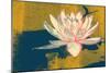 Lotus Pop (Mustard)-null-Mounted Premium Giclee Print