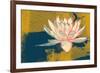 Lotus Pop (Mustard)-null-Framed Art Print