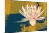 Lotus Pop (Mustard)-null-Mounted Art Print