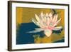 Lotus Pop (Mustard)-null-Framed Art Print