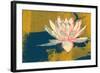 Lotus Pop (Mustard)-null-Framed Art Print