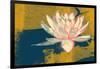 Lotus Pop (Mustard)-null-Framed Art Print