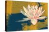 Lotus Pop (Mustard)-null-Stretched Canvas