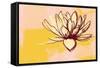 Lotus Pop (Yellow)-null-Framed Stretched Canvas