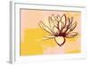 Lotus Pop (Yellow)-null-Framed Art Print