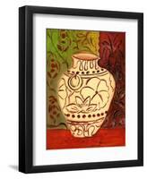 Lotus Pot I-Joyce Lieberman-Framed Art Print