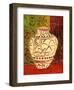 Lotus Pot I-Joyce Lieberman-Framed Art Print