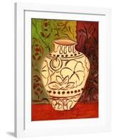 Lotus Pot I-Joyce Lieberman-Framed Art Print