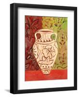 Lotus Pot II-Joyce Lieberman-Framed Art Print