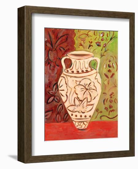 Lotus Pot II-Joyce Lieberman-Framed Art Print