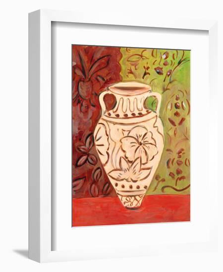 Lotus Pot II-Joyce Lieberman-Framed Art Print