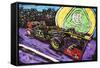 Lotus Race Car-Rock Demarco-Framed Stretched Canvas