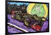 Lotus Race Car-Rock Demarco-Framed Giclee Print