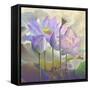 Lotus Sanctuary I-Steve Hunziker-Framed Stretched Canvas