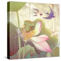 Lotus Sanctuary III-Steve Hunziker-Stretched Canvas