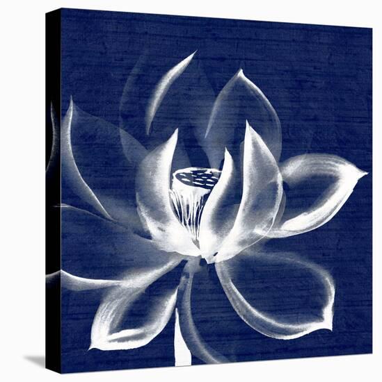 Lotus Shibori-Meili Van Andel-Stretched Canvas