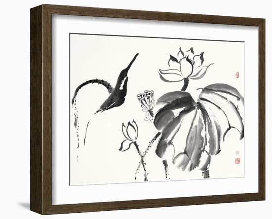 Lotus Study I-Nan Rae-Framed Art Print