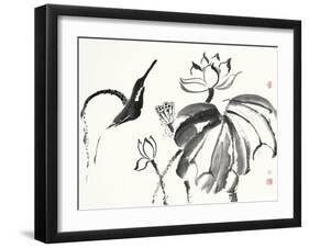 Lotus Study I-Nan Rae-Framed Art Print