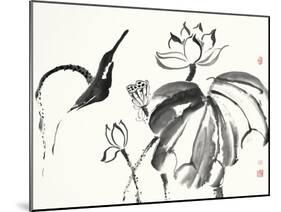 Lotus Study I-Nan Rae-Mounted Art Print