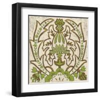 Lotus Tapestry II-Chariklia Zarris-Framed Art Print