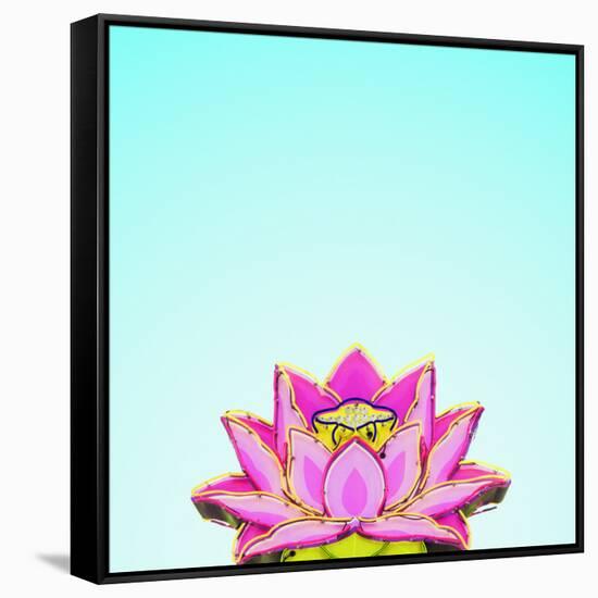 Lotus-Matt Crump-Framed Stretched Canvas