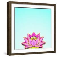 Lotus-Matt Crump-Framed Photographic Print