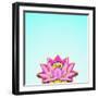 Lotus-Matt Crump-Framed Photographic Print