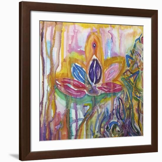 Lotus-Lauren Moss-Framed Giclee Print