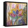 Lotus-Lauren Moss-Framed Stretched Canvas