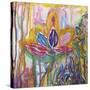 Lotus-Lauren Moss-Stretched Canvas