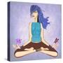 Lotus-Jami Goddess-Stretched Canvas