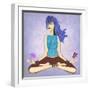 Lotus-Jami Goddess-Framed Art Print