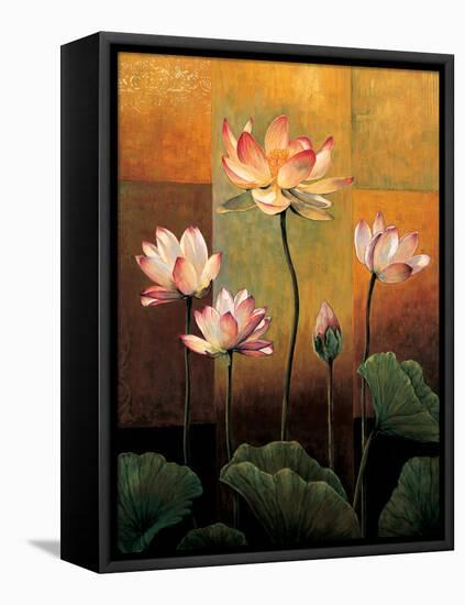 Lotus-Jill Deveraux-Framed Stretched Canvas