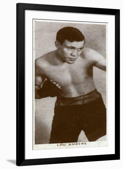 Lou Ambers, American Boxer, 1938-null-Framed Giclee Print