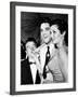 Lou Costello, Elvis Presley, Jane Russell, at a Benefit for St. Jude's Hospital, June 28, 1957-null-Framed Photo