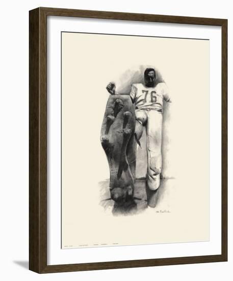 Lou Groza-Allen Friedlander-Framed Art Print