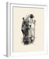 Lou Groza-Allen Friedlander-Framed Art Print