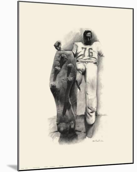 Lou Groza-Allen Friedlander-Mounted Art Print