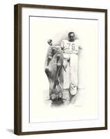 Lou Groza-Allen Friedlander-Framed Premium Giclee Print