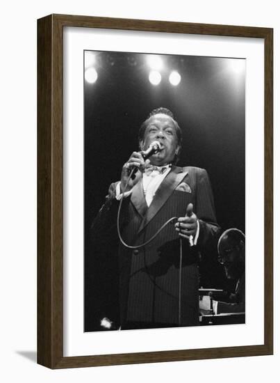 Lou Rawls, Royal Albert Hall, 1990-Brian O'Connor-Framed Photographic Print