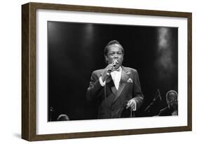 Lou Rawls, Royal Albert Hall, 1990-Brian O'Connor-Framed Photographic Print