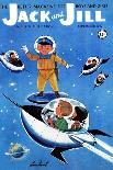 A Day in Outerspace - Jack & Jill-Lou Segal-Giclee Print