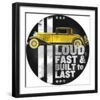 Loud and Fast-null-Framed Giclee Print