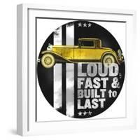 Loud and Fast-null-Framed Giclee Print