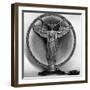 Loud Speaker for Victrola Radio Receiver-null-Framed Photographic Print