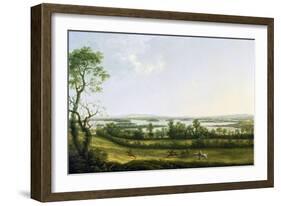 Lough Erne from Knock Ninney, with Bellisle in the Distance, County Fermanagh, Ireland, 1771-Thomas Roberts-Framed Giclee Print