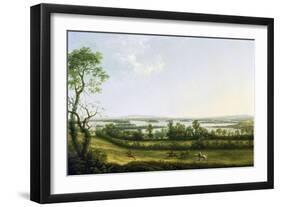 Lough Erne from Knock Ninney, with Bellisle in the Distance, County Fermanagh, Ireland, 1771-Thomas Roberts-Framed Giclee Print